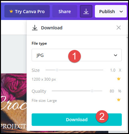 download image button