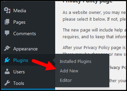 plugins add new in wordpress