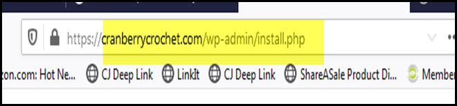 wordpress installer link