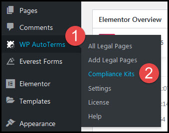 wp autoterms compliance kits