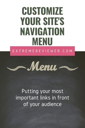 customize your sites navigation menu in wordpress