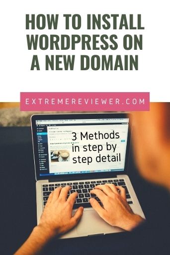 how to install wordpress on a new website