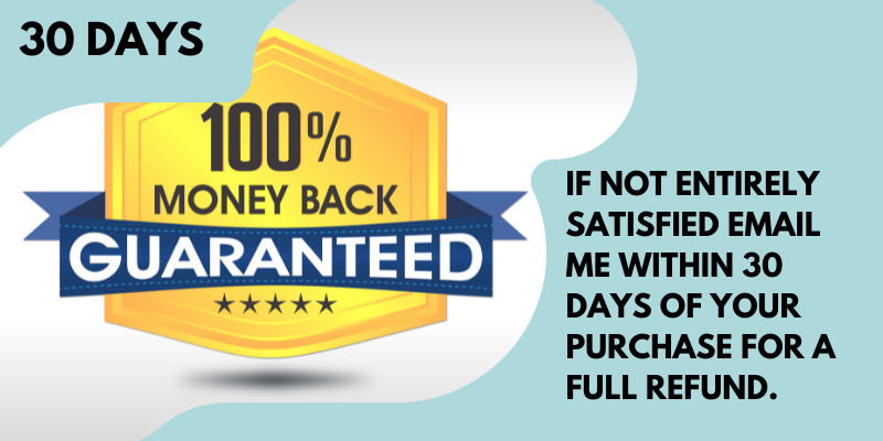 30 day money back guarantee