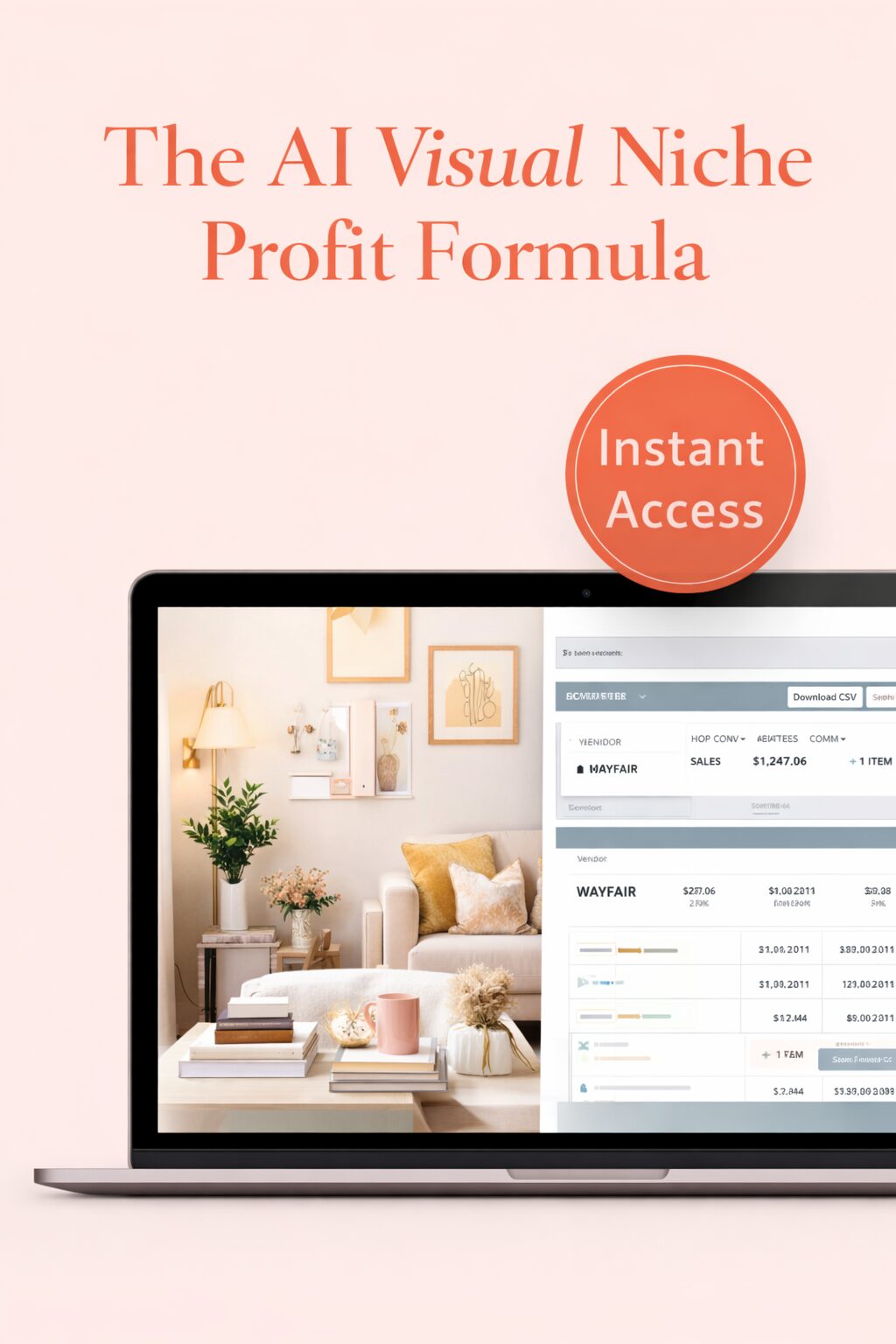 AI Visual Niche Profit Formula Top Banner