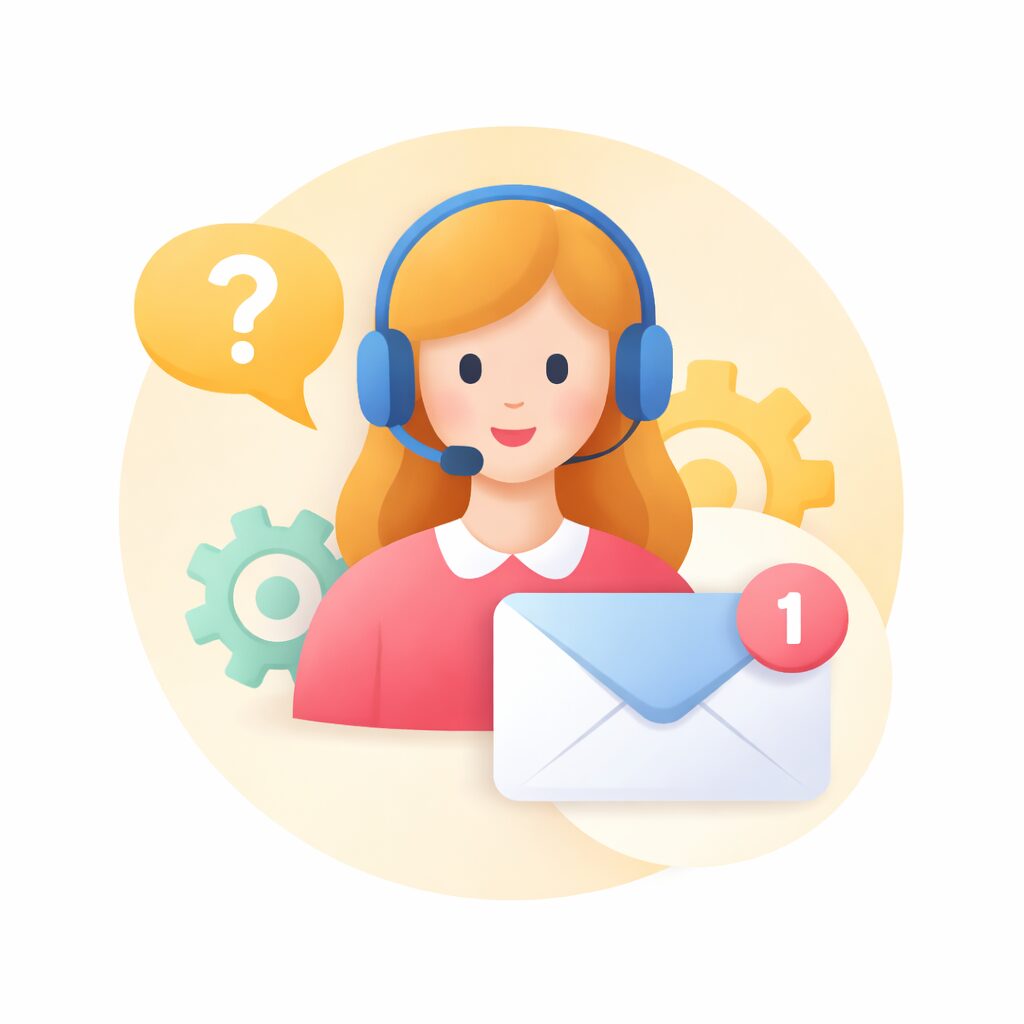Tech and email support icon