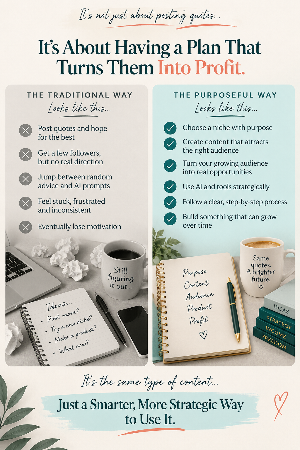 a plan that turns quotes into profits on instagram